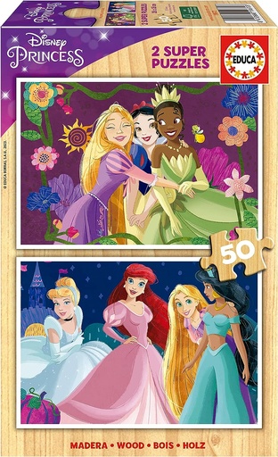 [04019672] PUZ.2x50 DISNEY PRINCESS