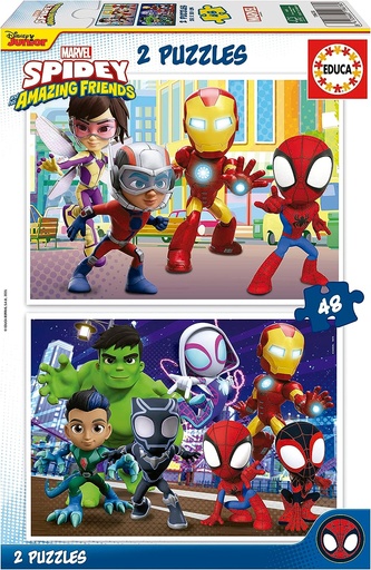 [04019678] PUZ.2x48 SPIDEY & AMAZING FR.
