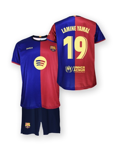 [49800255] CONJUNTO BARÇA 1ºE.LAMINE T.4