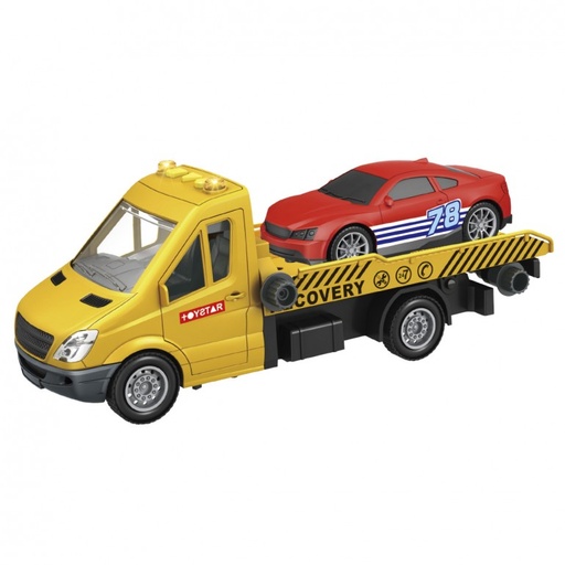[86100762] GRUA C/COCHE LUZ/SONIDO 1:14