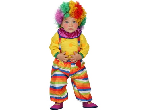 [01823751] DISFRAZ PAYASO 6-12 MESES