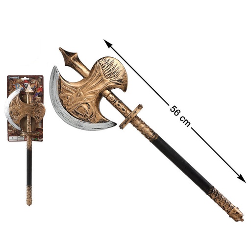 [01862712] HACHA MEDIEVAL 56 CM.