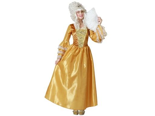 [01874577] DISFRAZ CORTESANA DORADO XS-S