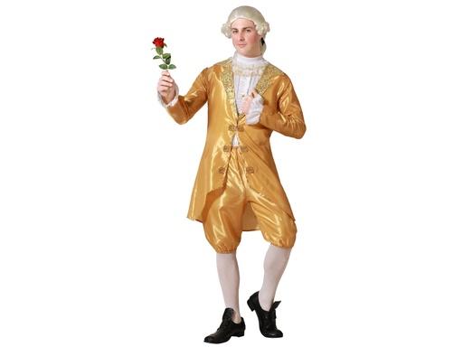 [01874582] DISFRAZ CORTESANO DORADO M-L