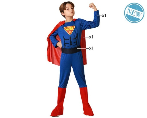 [01878042] DISFRAZ HEROE COMIC T.3-4