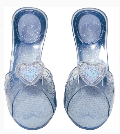 [78908733] ZAPATOS PRINCESA AZUL 4/6A.