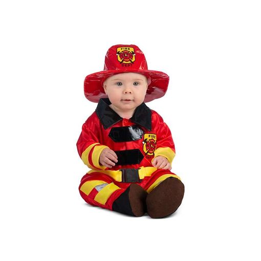 [55229638] DISFRAZ BEBE BOMBERO 7-12 M.