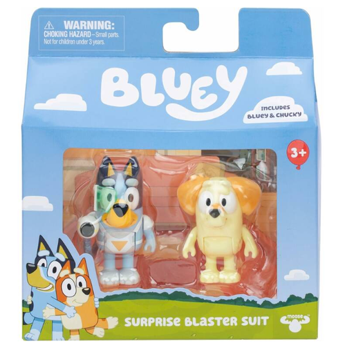 [13019485] BLUEY 2 FIG. SURPRISE BLASTER