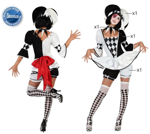 [01822963] DISFRAZ ARLEQUIN T.XL