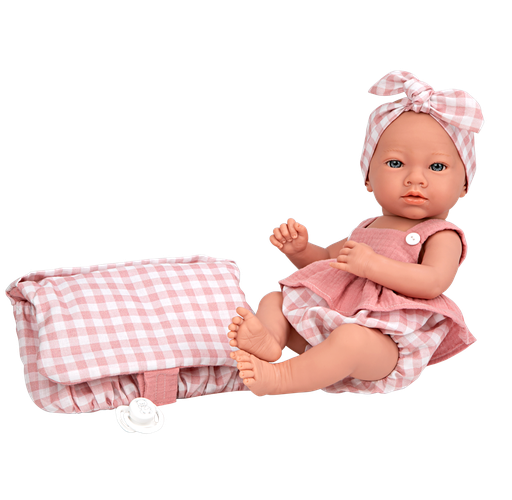 [39460798] MUÑECA ARIA ROSA C/BOLSO 38