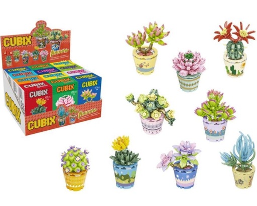 [52842747] CUBIX BONSAI C/FLORES SURT.