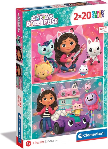[06624802] PUZ.2x20 GABBY'S DOLLHOUSE