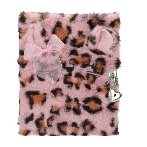 [50213357] DIARIO COSY CAT C/CANDADO ROSA