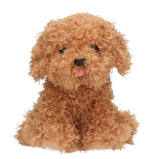 [50213514] PELUCHE PERRO MARRON 16 CM.