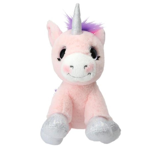 [50212278] PELUCHE UNICORNIO ROSA 21 CM.YLVI
