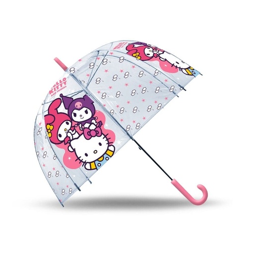[12489154] PARAGUAS TRANSP. HELLO KITTY 46CM.