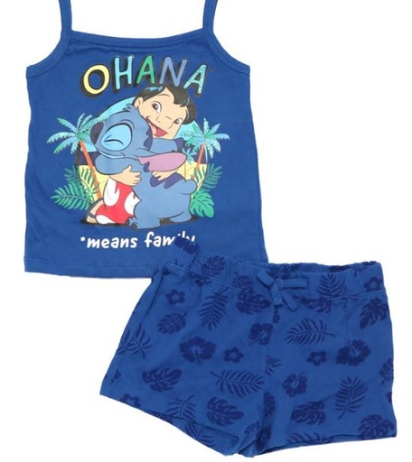 [67810277] PIJAMA LILO Y STITCH AZUL T.3