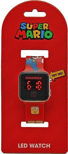[12486907] RELOJ LED SUPER MARIO