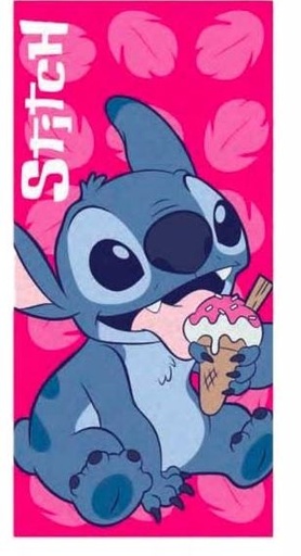 [58390845] TOALLA PLAYA STITCH HELADO