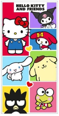 [58322198] TOALLA PLAYA HELLO KITTY FRIENDS