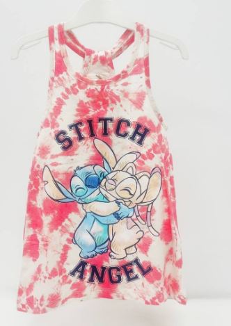 [67808665] VESTIDO LILO Y STITCH ROSA T.8