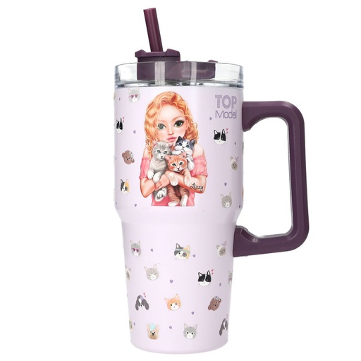 [50212794] VASO PARA LLEVAR KITTY y DOGS
