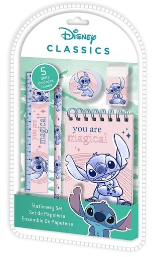 [12487732] SET PAPELERIA STITCH 5 P.