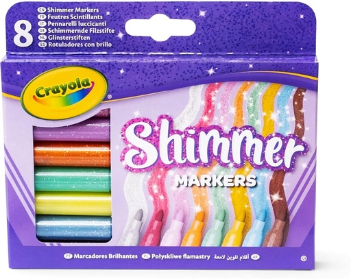 [55608648] ROTULADORES(8) EFECTO GLITTER