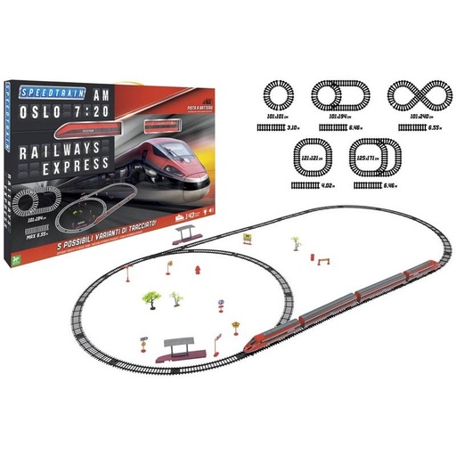 [52839853] PISTA TREN 6´55M. LUZ/SONIDO