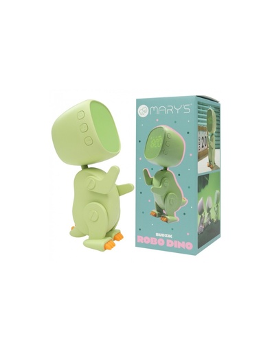 [36261059] DESPERTADOR ROBO-DINO VERDE