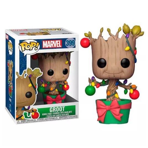 [54333982] POP MARVEL- GROOT LUCES NAVIDAD