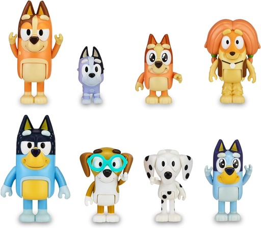 [30217199] BLUEY PACK 8 FIGURAS