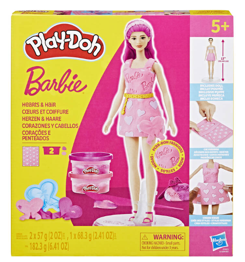 [25531567] PLAYDOH BARBIE CORAZONES Y CAB.