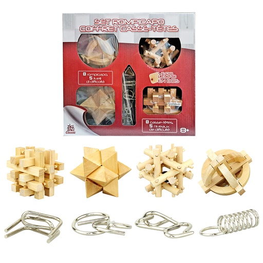 [86005128] SET 8 PUZZLES INTELEGENCIA MAD.