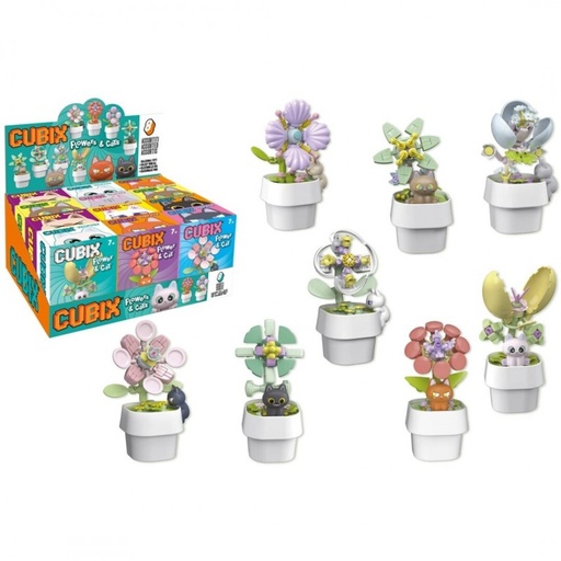 [52842937] CUBIX FLOR C/ANIMALES 12 P.