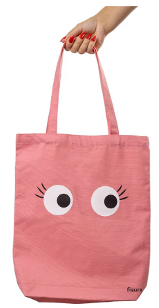 [23773664] BOLSA COMPRA OJOS ROSA