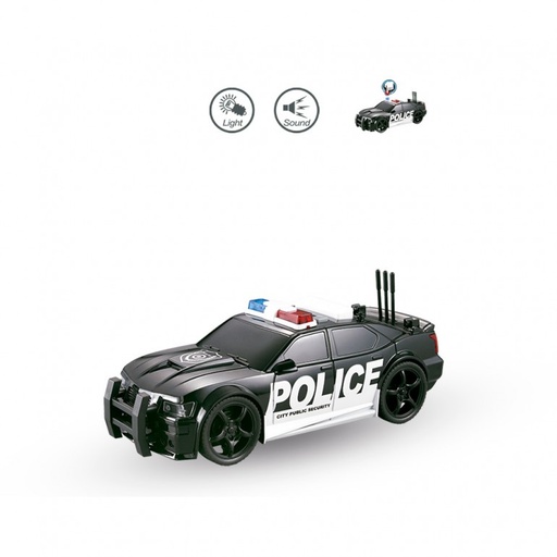 [86100481] COCHE POLICIA LUZ Y SONIDO 1:20