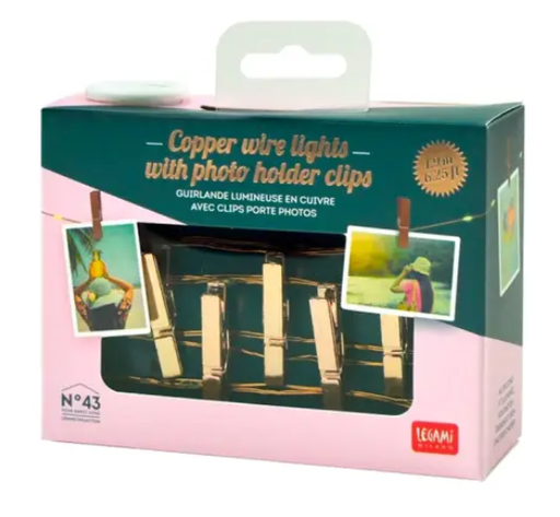 [23896250] CABLE C/LUCES Y PINZAS P/FOTOS