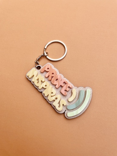 [01300505] LLAVERO METACRIL.PROFE COLECC.