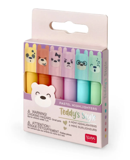 [23883439] SUBRAYADORES MINI(6)TEDDY'S ST.