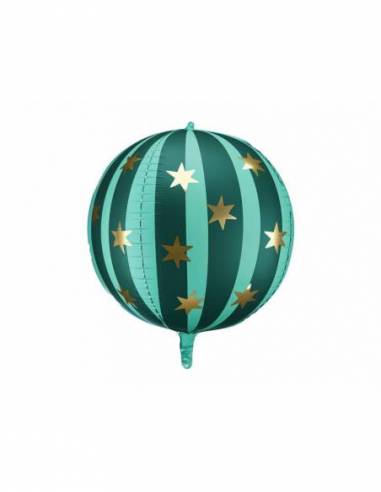 [01606300] GLOBO MET. VERDE 75CM