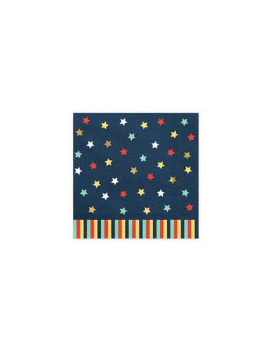 [01602555] SERVILLETA ESTRELLADA 12 UDS