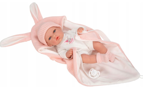 [39460867] NATAL ROSA C/SACO DORMIR 30 CM.