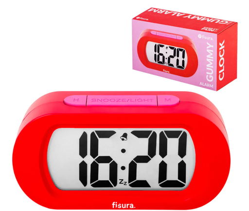 [23775885] DESPERTADOR GUMMY ROJO