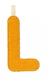 [72283874] LETRA "L" OCRE FOSFORESCENTE