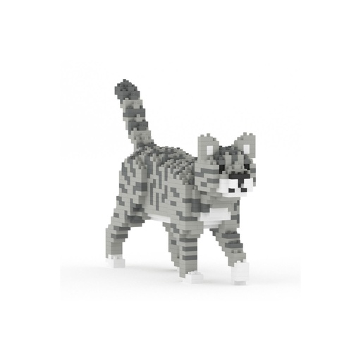 [23151737] GATO GRIS ATIGRADO MINI