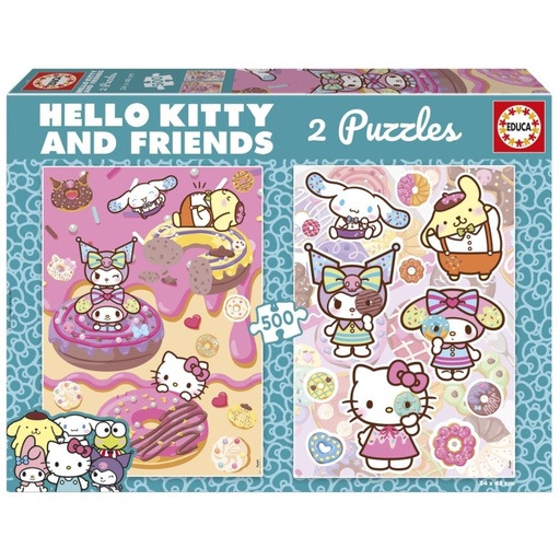 [04020587] PUZ.2x500 HELLO KITTY & FRIENDS