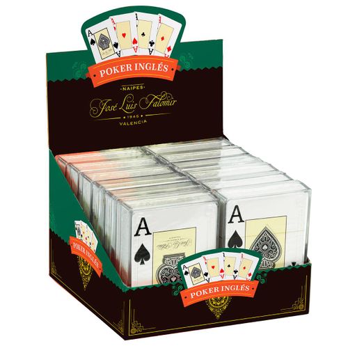 [12527929] BARAJA POKER CAJA PLASTICO