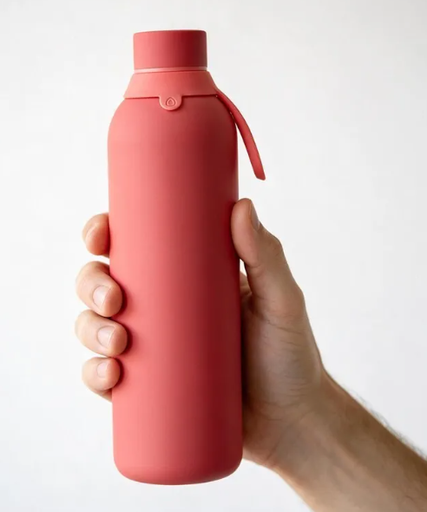 [01218730] BOTELLA TERM.ROJO CORAL 750ML