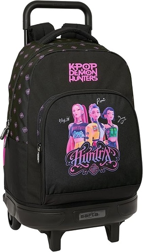 [79165467] MOCHILA RUEDAS K-POP NEGRA